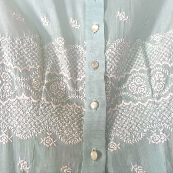 Vintage Jeanne D’Arc Fit and Flare Embroidered Dress - Picture 3 of 14